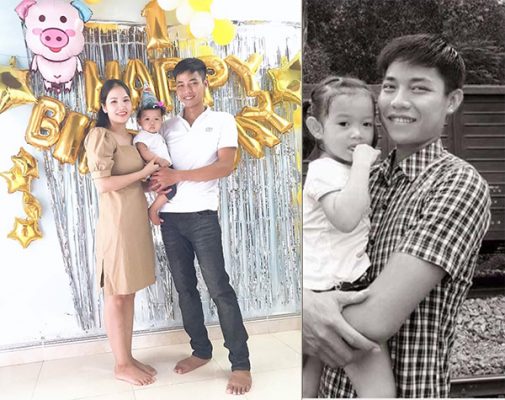 Nhói lòng hình ảnh hạnh phúc bên gia đình của Thượng úy Công an trước khi hy sinh làm nhiệm vụ